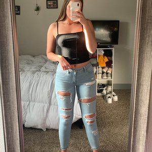 American Eagle high waisted jeans